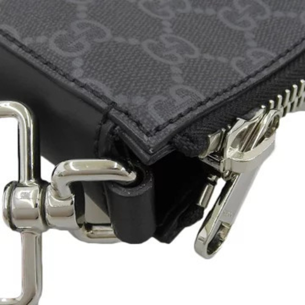 Gucci Logo GG Bag Black Crossbody Supreme Shoulder - Picture 6 of 7